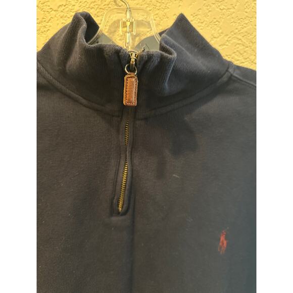 Men’s Polo By Ralph Lauren Quarter Zip Sweater. Size XXL - Picture 2 of 3